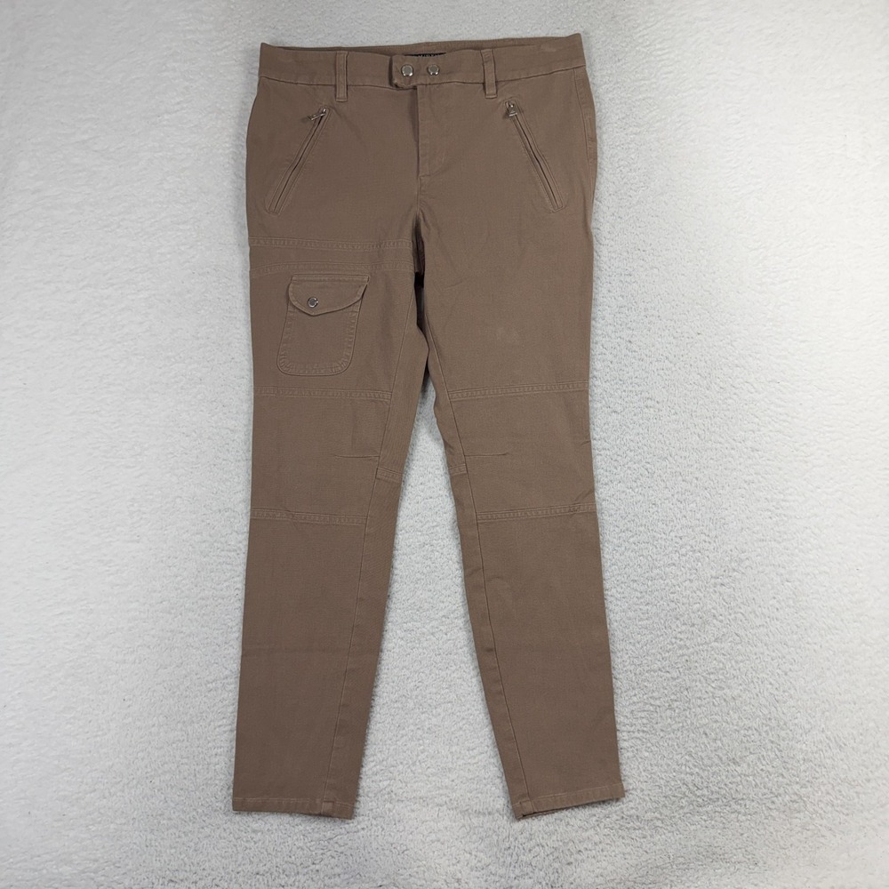 Lauren Ralph Lauren Pants Womens 10 31x26 Skinny Taper Ankle Utility Brown